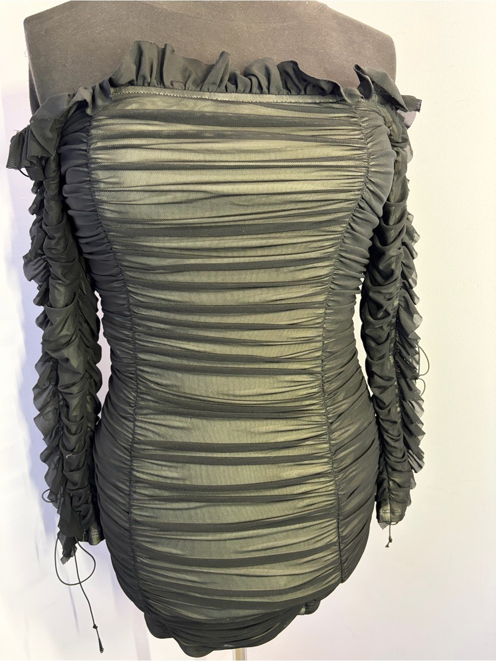 Fashion Nova Ruched Dress,NWT,Size L